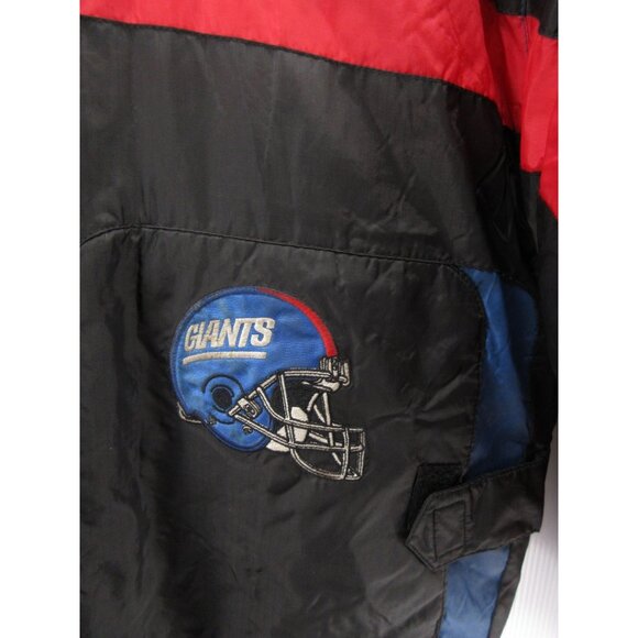 VINTAGE New York Giants Jacket Large Pro Player Windbreaker Bomber 90s - Picture 5 of 16